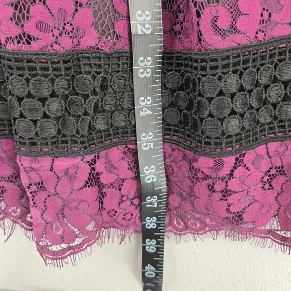 Eliza J Size 6 Fit & Flare Womens Lace Cocktail Party Elegant Evening Dress - Picture 7 of 11